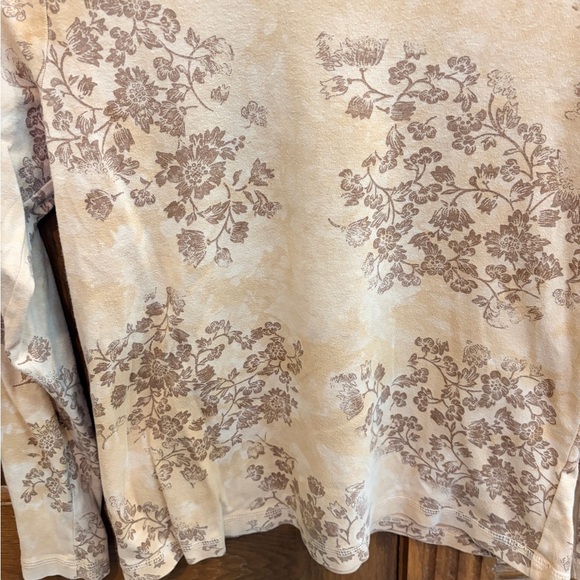 Y2K Floral Tie Dye Long Sleeve Top fairycore cottagecore vintage boho - Picture 5 of 9